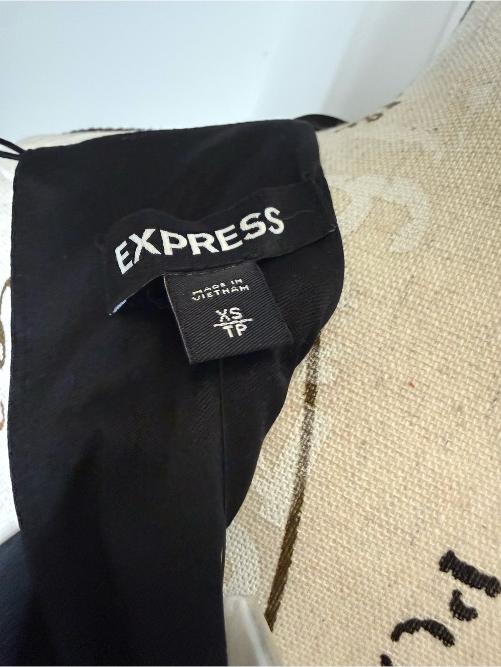 Express Black Halter High-Low Ruffle Midi Dress - Picture 4 of 4